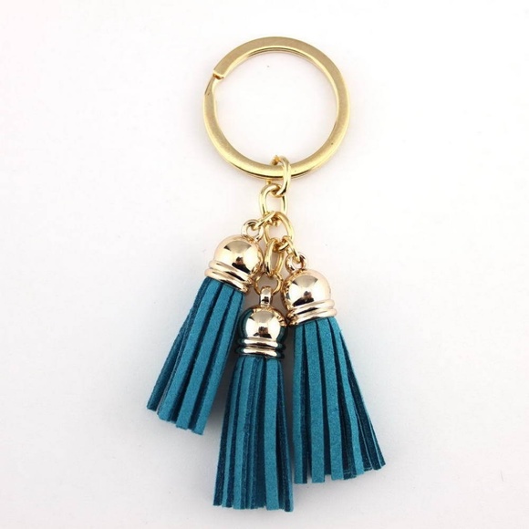 REVITALIZED Accessories - Blue Tassel Key Chain